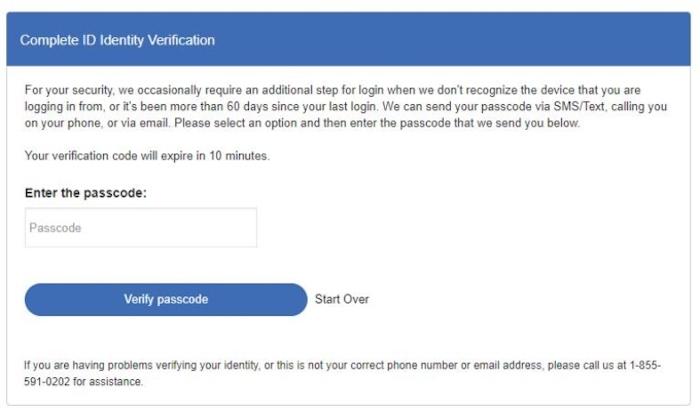 Complete ID makes you verify your identity if you try to login on a web browser.
