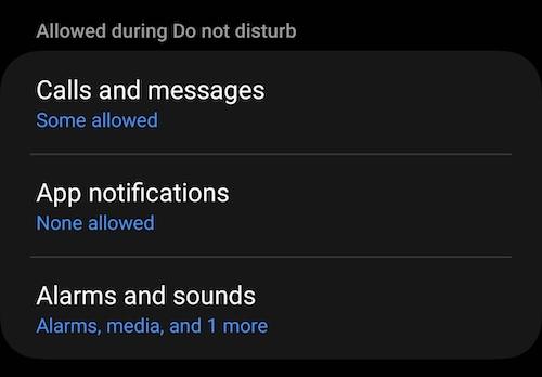 Toggle Do not disturb on.