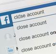 A Facebook search for how to close the account. 