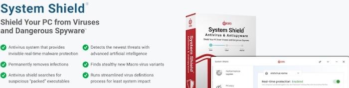 Iolo's System Shield provides real-time malware protection