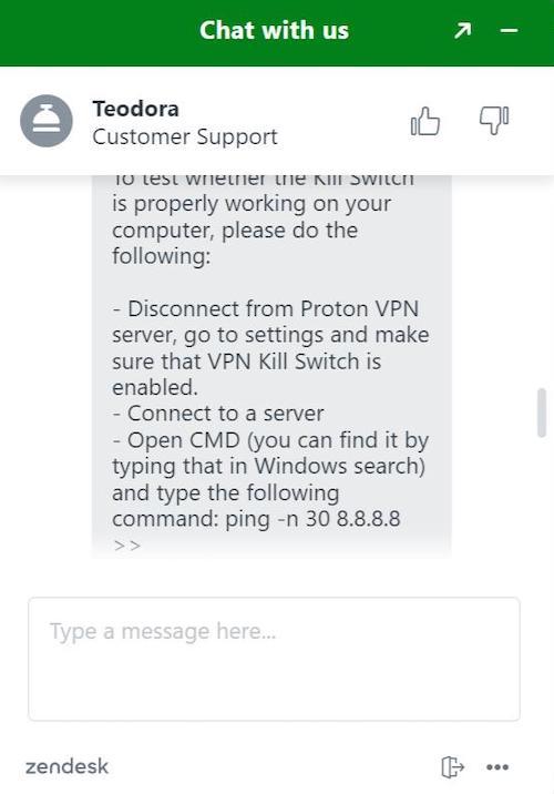 Our Proton VPN customer support rep eventually gave us the steps to turn on and test the kill switch.