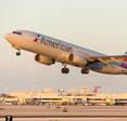 An American Airlines jet lands at the Fort Lauderdale, Florida, airport. American Airlines was involved in a data breach in July 2022.