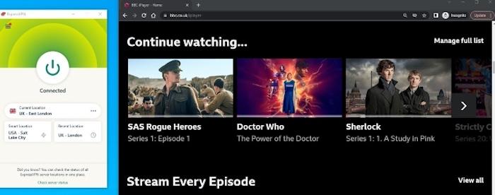 We initially couldn't get BBC iPlayer to work with ExpressVPN, but swapping to a different UK server, incognito browser, and logging out seemed to fix the issue.