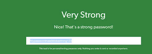 LastPass' password strength report.
