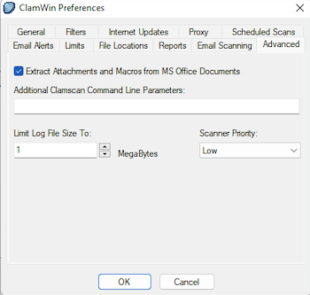 You can set ClamWin to scan your MS Office docs.