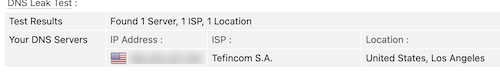 ClearVPN unfortunately failed our DNS leak test, meaning it may not be as secure as other VPNs.