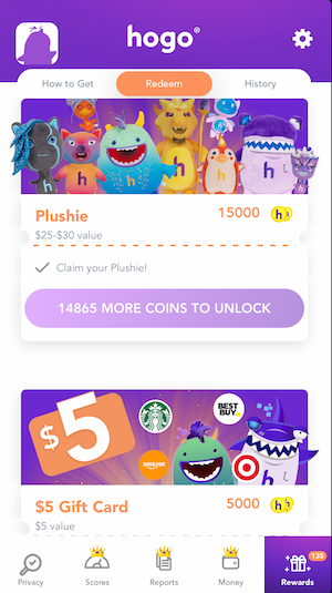 One reward you can buy with 15,000 Hogo Coins is a plush version of your Hogo Helper.
