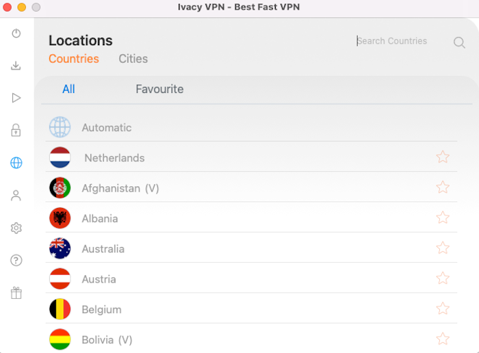 Ivacy VPN has more than 6,500 servers in over 60 countries worldwide.