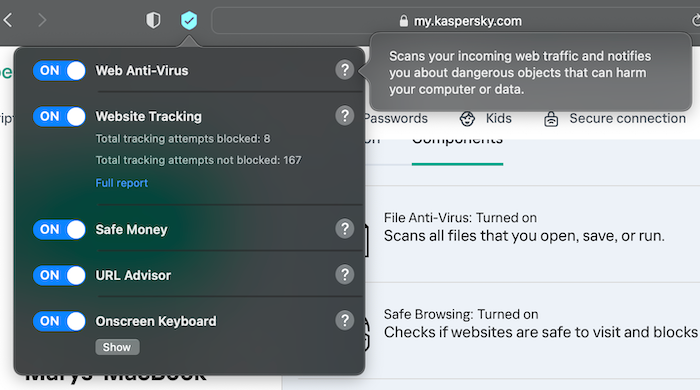 We found Kaspersky's real-time protection to be one of its best features.