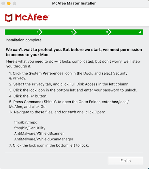 Not only could we not install McAfee VPN after troubleshooting for over an hour, but we also had a heck of a time removing the pieces that did install.