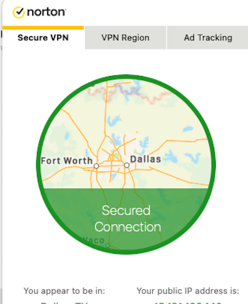 We tried out Norton Secure VPN and found it was easy to use.